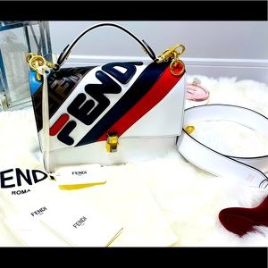 FENDI x FILA Kan I Mania logo shoulder bag